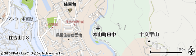 甲南斎場周辺の地図