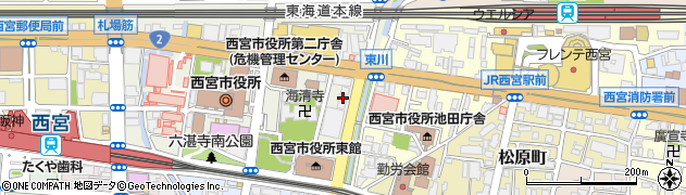 福岡染工店周辺の地図