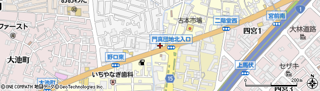 キラメキノトリ 大阪門真店周辺の地図