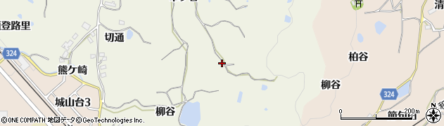 京都府木津川市鹿背山巾ケ谷65周辺の地図