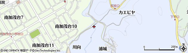 京都府木津川市加茂町尻枝川向29周辺の地図