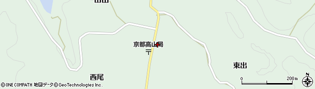 京都府南山城村（相楽郡）田山（中シヨジ）周辺の地図