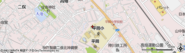 兵庫県加古川市平岡町周辺の地図