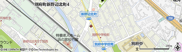 焼肉 志方亭 本店周辺の地図