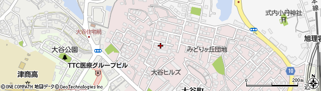 三重県津市大谷町83周辺の地図