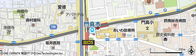 増田歯科医院　門真院　門真ステーション歯科周辺の地図