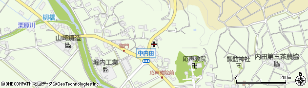 静岡県菊川市中内田1102周辺の地図