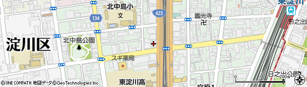 アルナ輸送機用品株式会社　大阪営業所周辺の地図