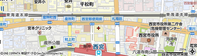 兵庫県西宮市和上町4周辺の地図