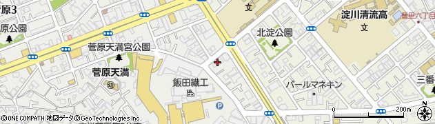 ツクイ大阪菅原デイサービス周辺の地図