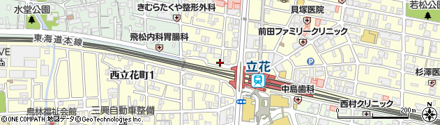 有限会社芳文堂周辺の地図