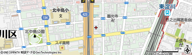 株式会社手島建築設計事務所大阪支社周辺の地図