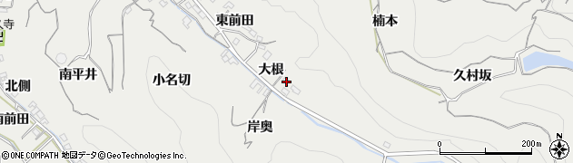 愛知県南知多町（知多郡）内海（大根）周辺の地図