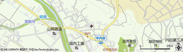 静岡県菊川市中内田1138周辺の地図