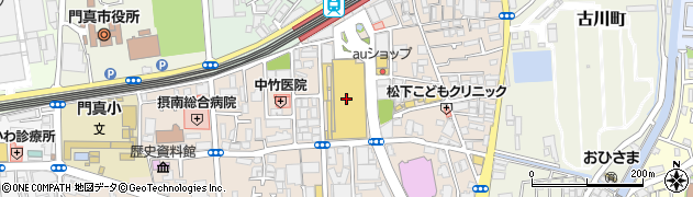 喫茶絹笠イオン古川橋駅前店周辺の地図