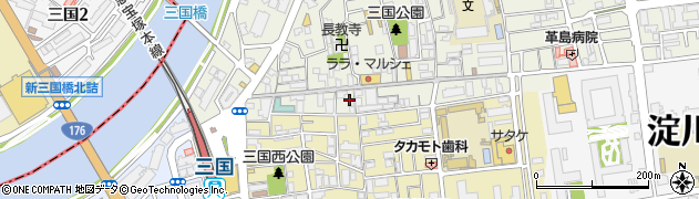 三国新道商店街振興組合周辺の地図