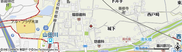 京都府木津川市相楽城西75周辺の地図