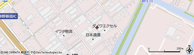 愛知県豊橋市神野新田町（ニノ割）周辺の地図