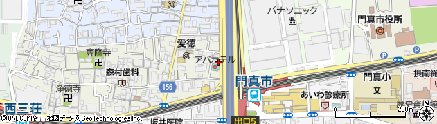 大阪府門真市元町2-8周辺の地図