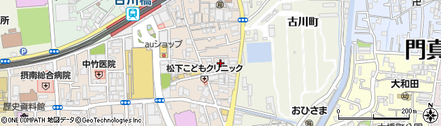 大阪府門真市末広町16周辺の地図