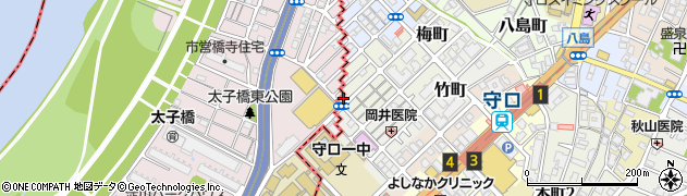 大阪府守口市梅町8-17周辺の地図
