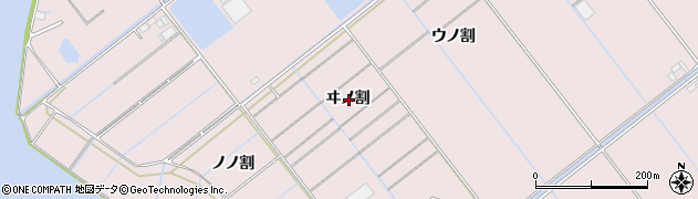 愛知県豊橋市神野新田町ヰノ割周辺の地図