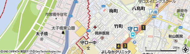 大阪府守口市梅町7周辺の地図