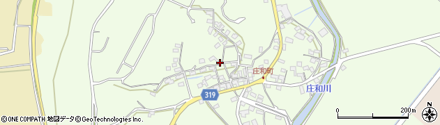 静岡県浜松市中央区庄和町周辺の地図