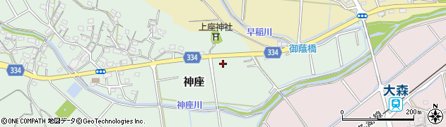 静岡県湖西市神座32周辺の地図