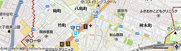 関西みらい銀行守口南支店周辺の地図