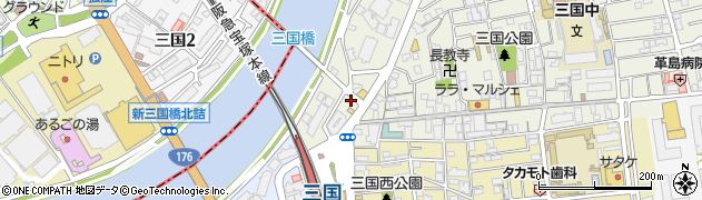とり倉 大阪三国本店周辺の地図