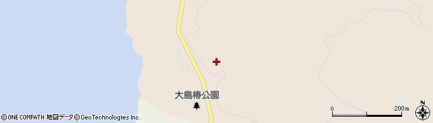 東京都大島町元町（下高洞道上）周辺の地図