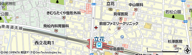 三井住友銀行立花 ＡＴＭ周辺の地図