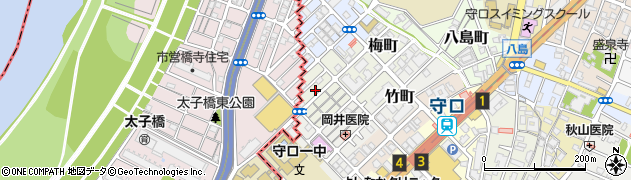 大阪府守口市梅町8周辺の地図