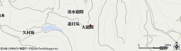 愛知県南知多町（知多郡）内海（大廻間）周辺の地図