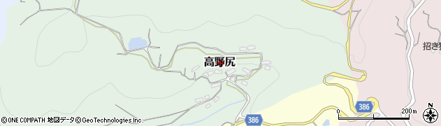 岡山県岡山市北区高野尻周辺の地図