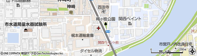 兵庫県尼崎市神崎町32周辺の地図