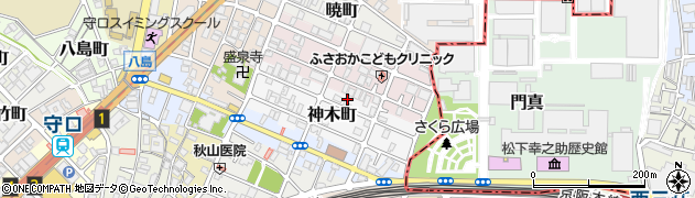 大阪府守口市神木町8-8周辺の地図