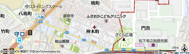 大阪府守口市神木町8-10周辺の地図