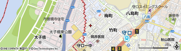 大阪府守口市梅町8-5周辺の地図