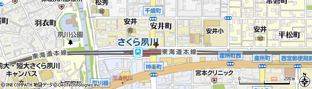 シティネット株式会社　さくら夙川店周辺の地図