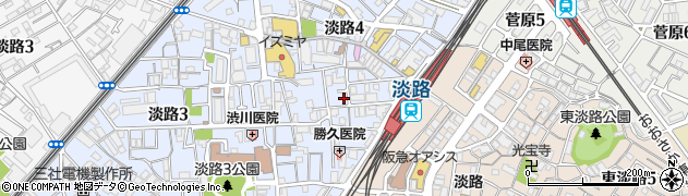 株式会社大阪旅行周辺の地図