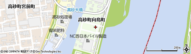 兵庫県高砂市高砂町向島町周辺の地図