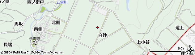 愛知県美浜町（知多郡）豊丘（白砂）周辺の地図
