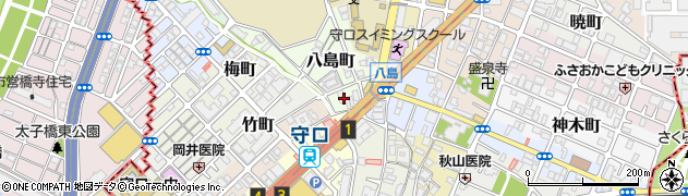 大阪府守口市八島町1周辺の地図