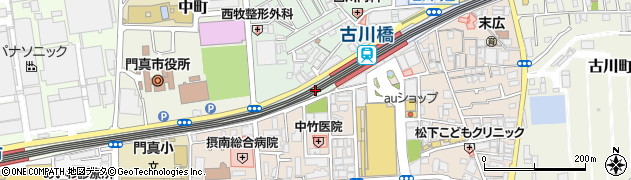 京阪電気鉄道株式会社　古川橋駅西駐輪センター周辺の地図