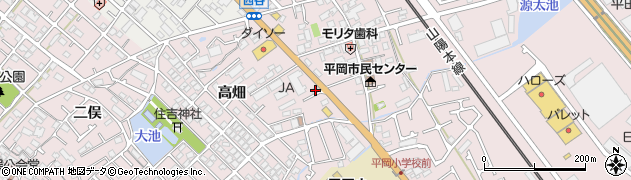 兵庫県加古川市平岡町西谷208周辺の地図