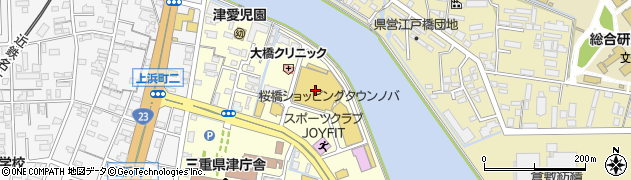 ＭＥＧＡドン・キホーテ津桜橋店周辺の地図