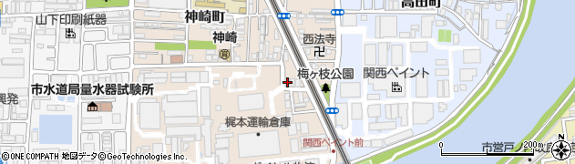 兵庫県尼崎市神崎町31-1周辺の地図