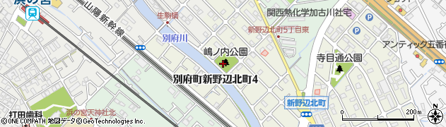 嶋ノ内公園周辺の地図